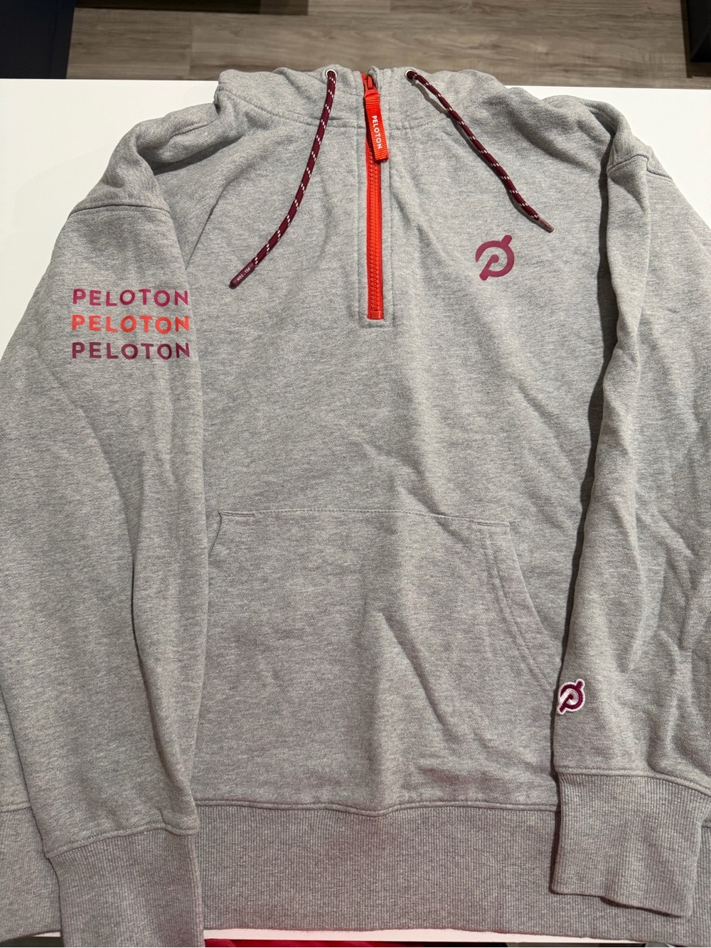 Peloton Light Gray Sweatshirt